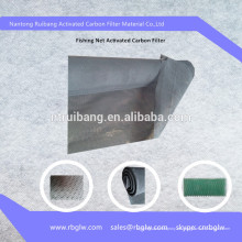 Aire acondicionado activado malla de malla de filtro de esponja de carbón de pesca